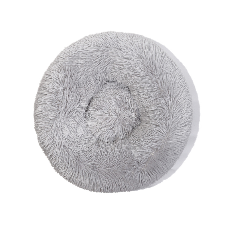 Round Washable Bed for Indoor Cats & Dogs  27.5" diameter