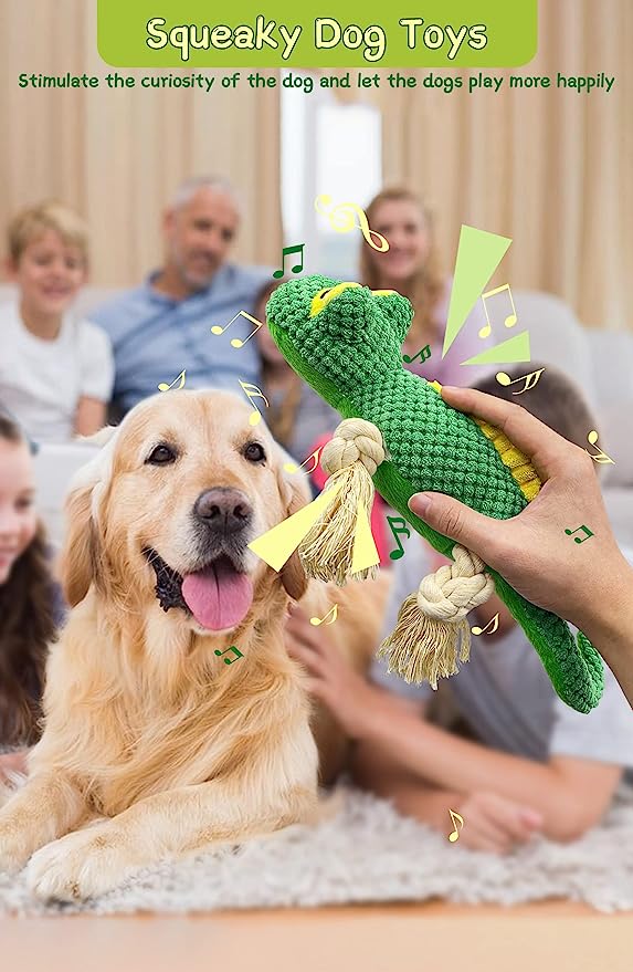 Chew Lizard Toys for Small Medium Big Large Dogs