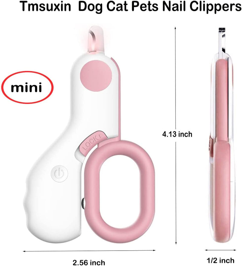 Nail Clippers with LED Light for Small Dogs & Cats