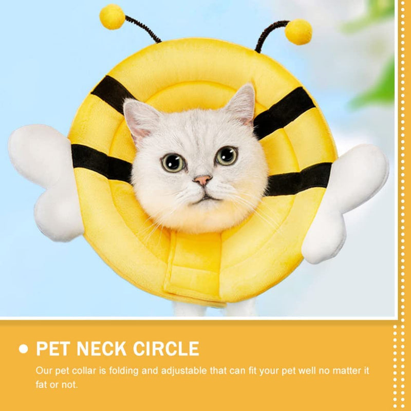 Cute Bee Shape Recovery Collar for Small dogs & Cats