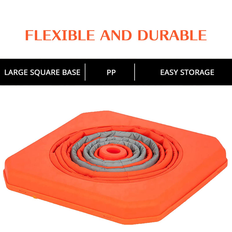 Collapsible Traffic Safety Cone with LED Light 28 Inch