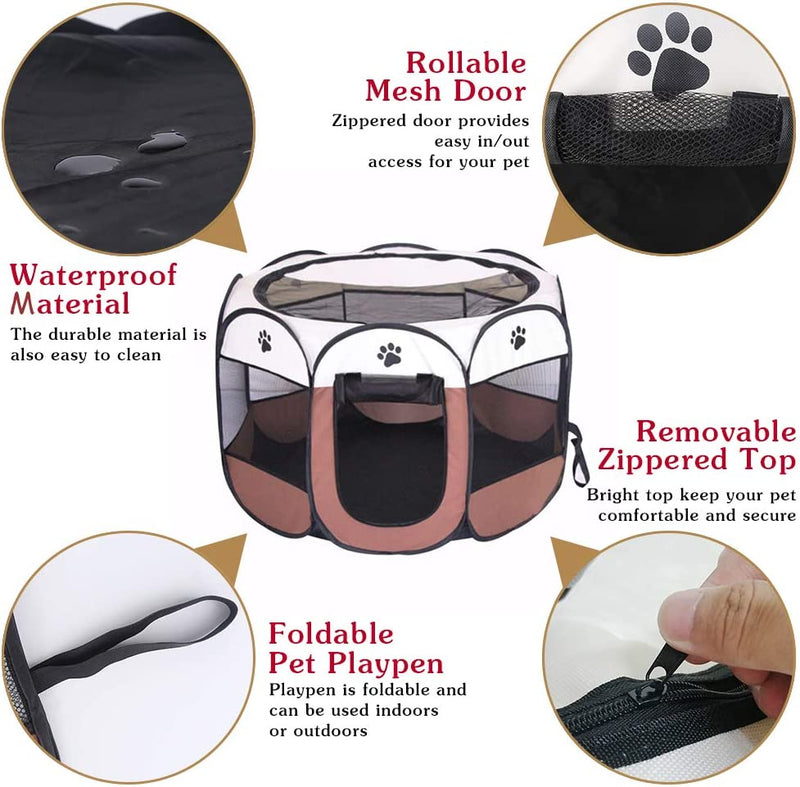 Portable & Foldable Pet Playpen