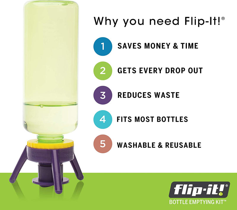 Flip-It! Bottle Emptying Kit (1BOX: 6 Pack)