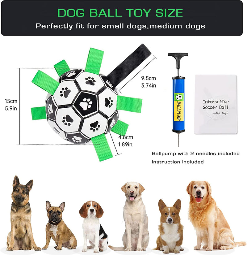 Interactive Dog Toy Soccer ball