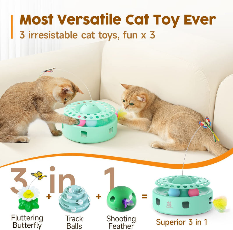 3-in-1 Smart Interactive Electronic Kitten Toy