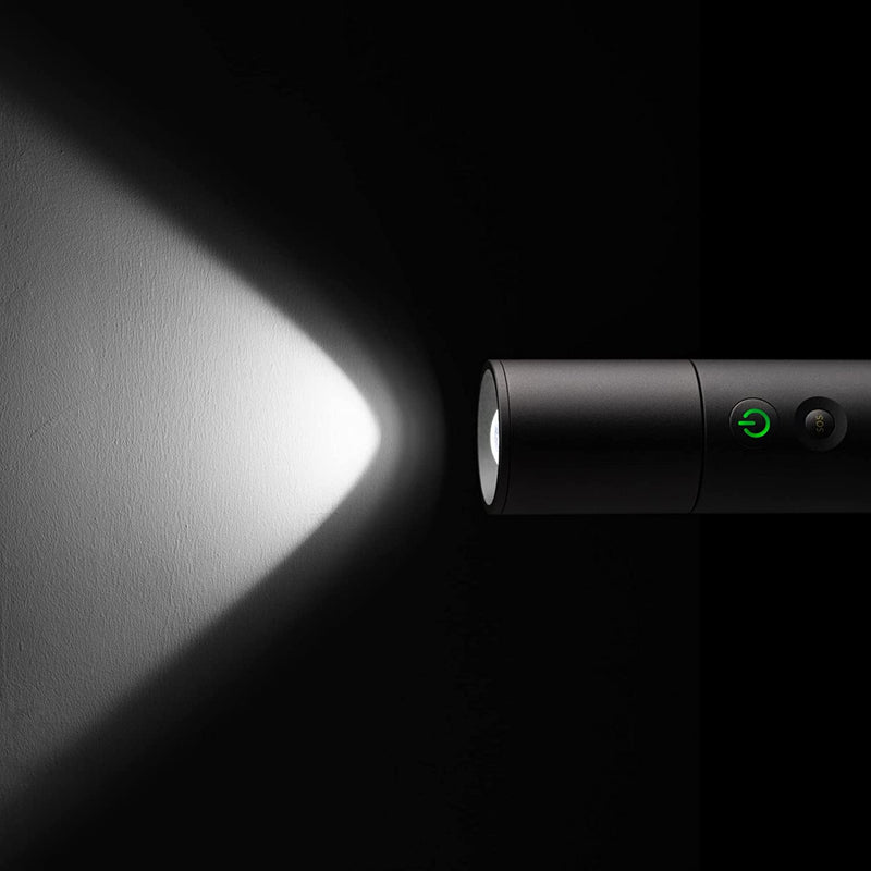 1000 Lumens Zoomable LED Flashlight, USB-C Rechargeable