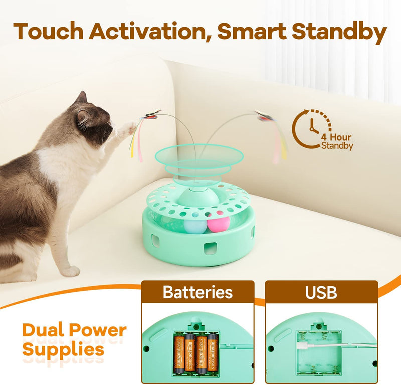 3-in-1 Smart Interactive Electronic Kitten Toy