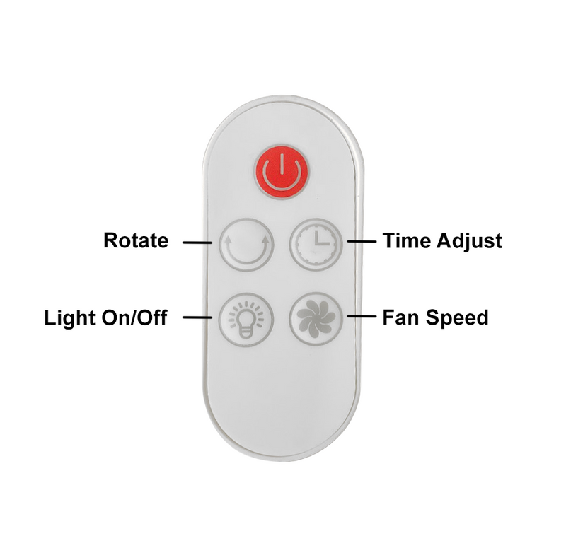 Portable Standing Fan with Remote Controller