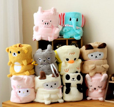 Cute Animal lap blanket