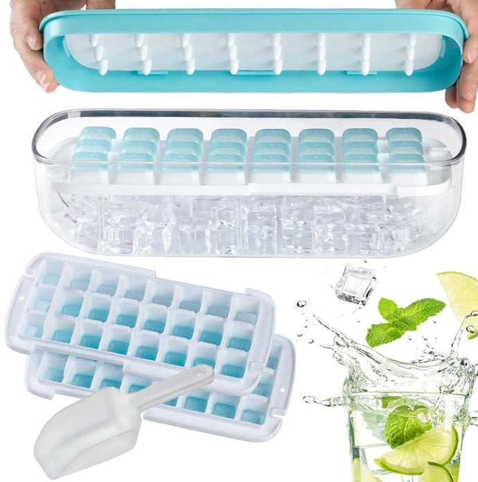 Press Type Ice Cube Maker