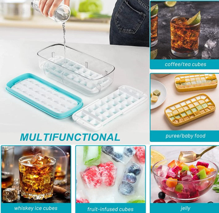 Press Type Ice Cube Maker