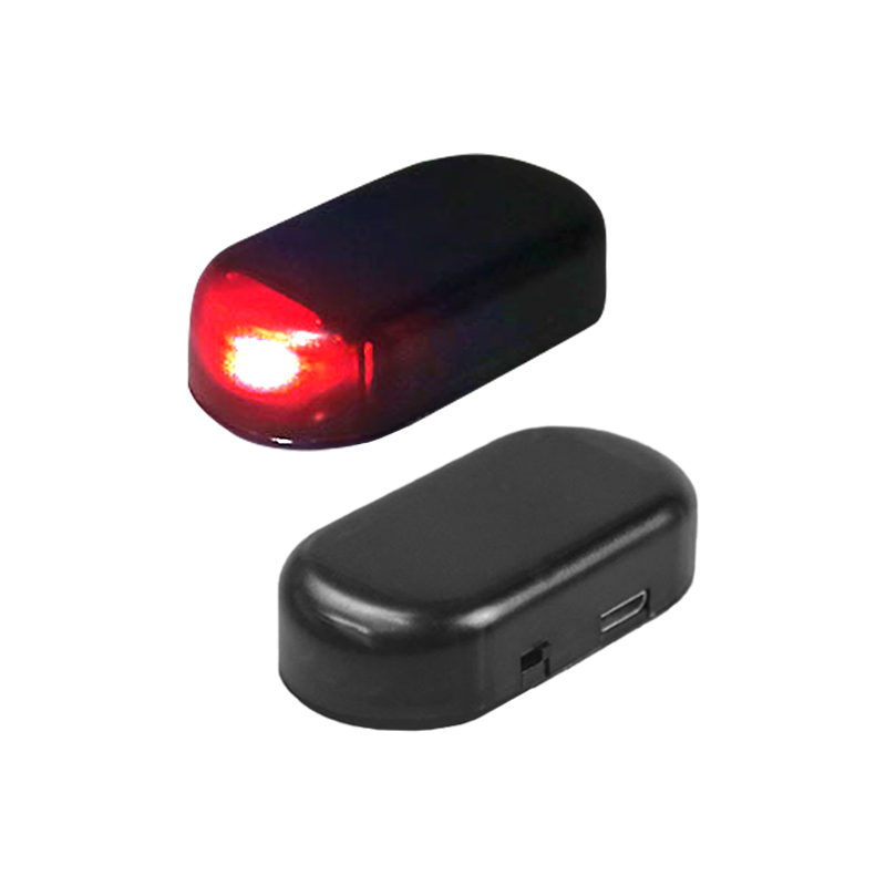 Solar Power Simulated Car Alarm LED Light (2 Pack)